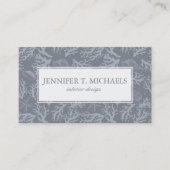 ヒップスターのスタイルの珊瑚礁 名刺 (正面)