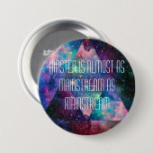 ヒップスターのバッジ 缶バッジ (正面&裏面)