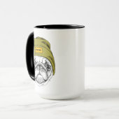 ヒップスターのパグ|それはクールです マグカップ (正面左)