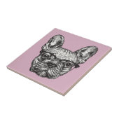 ヒップスターのブルドッグ タイル (側面)