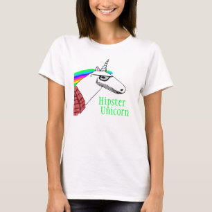 ヒップスターのユニコーンのワイシャツ Tシャツ