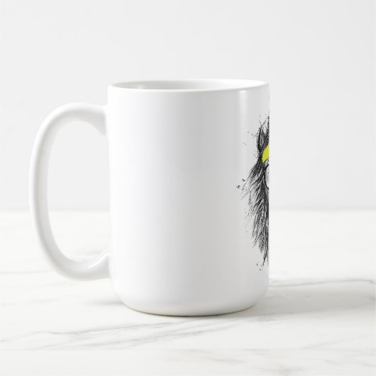 ヒップスターのライオン コーヒーマグカップ (左)