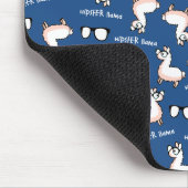 ヒップスターのラマの狂気 マウスパッド (コーナー)