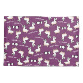 ヒップスターのラマの狂気 枕カバー (裏面)