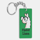 ヒップスターのラマ キーホルダー (正面左)