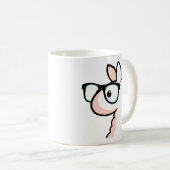 ヒップスターのラマ コーヒーマグカップ (正面右)