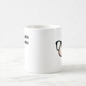 ヒップスターのラマ コーヒーマグカップ (中央)