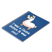 ヒップスターのラマ ノートブック (左側)