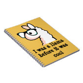 ヒップスターのラマ ノートブック (右側)