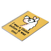 ヒップスターのラマ ノートブック (左側)