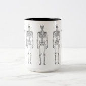 ヒップスターのヴィンテージの骨組15のozのツートーンマグ ツートーンマグカップ (中央)