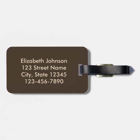 ヒップスターの冒険のアルパカ私のバッグのしゃれ ラゲッジタグ (裏面横)