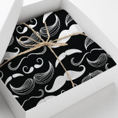 ヒップスターの口ひげ模様 薄葉紙