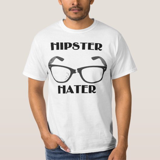 ヒップスターの嫌悪症 Tシャツ (正面)