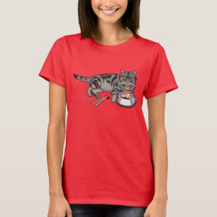 ヒップスターの子猫のTシャツ(文字なしで) Tシャツ