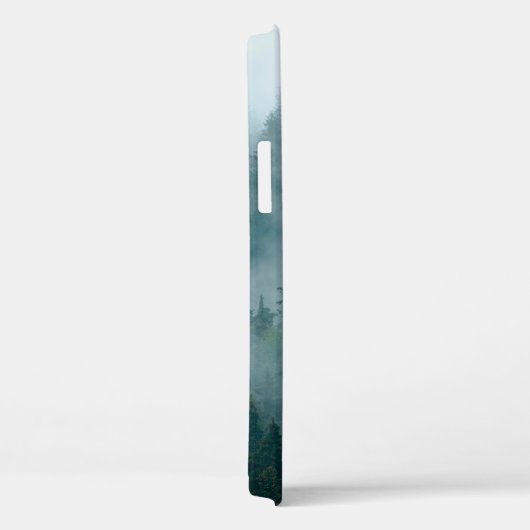 ヒップスターの森に覆われた霧の多いヴィンテージ Case-Mate iPhoneケース (裏面 / 右)