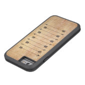 ヒップスターの素朴なリネンの矢印 Case-Mate iPhoneケース (底)