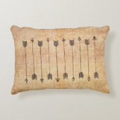 ヒップスターの素朴なリネン矢 アクセントクッション (正面)