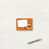 ヒップスターの顔Grumpey ポストイット (デスク上)