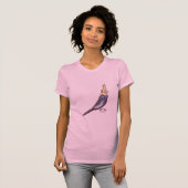 ヒップスターの鳥のTシャツ(文字なしで) Tシャツ (正面フル)