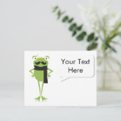 ヒップスターカエル ポストカード (スタンド正面)