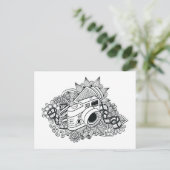 ヒップスターカメラドール ポストカード (スタンド正面)