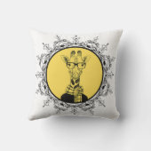 ヒップスターギークキラおもしろいフ クッション (裏面)