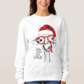 ヒップスタークリスマスキリン |休日 スウェットシャツ (正面)