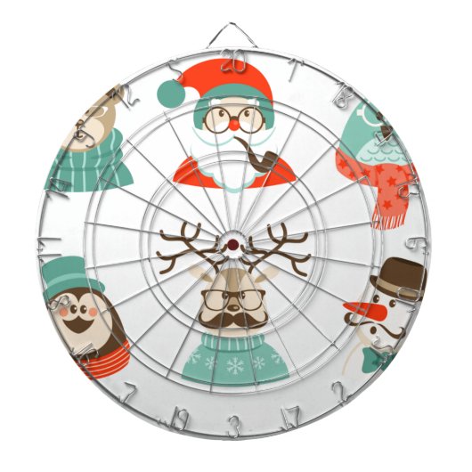 ヒップスタークリスマスサンタ ダーツボード (正面)