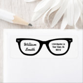 ヒップスターグラスカスタム住所 シール (インサイチュ)