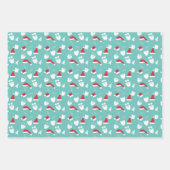 ヒップスターサンサングラス帽子ひげツリー ラッピングペーパーシート (正面3)