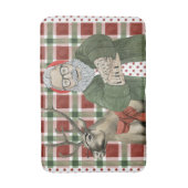 ヒップスターサンタコレクション バスマット (正面縦)