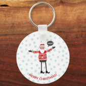 ヒップスターサンタ キーホルダー (正面)