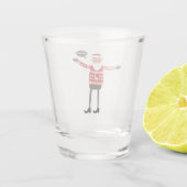 ヒップスターサンタ ショットグラス (裏面)