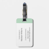 ヒップスターシェフ ラゲッジタグ (裏面縦)