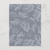 ヒップスタースタイルコーラルリーフ ポストカード (正面)