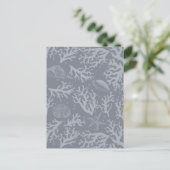 ヒップスタースタイルコーラルリーフ ポストカード (スタンド正面)