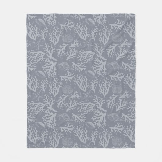 ヒップスタースタイルサンゴ礁 フリースブランケット (正面)