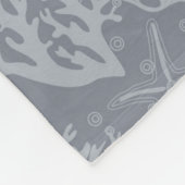 ヒップスタースタイルサンゴ礁 フリースブランケット (角)