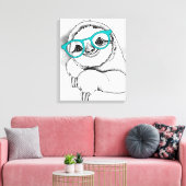 ヒップスタースロース キャンバスプリント (インサイチュ (リビング))