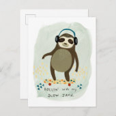 ヒップスタースロース |スロージャムでローリン ポストカード (正面/裏面)