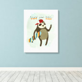 ヒップスタースロース |遅転がく キャンバスプリント (インサイチュ (ウッドフロア))