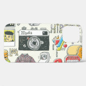 ヒップスタースワッグ:手描きドードルセット Case-Mate iPhoneケース (裏面 (横))