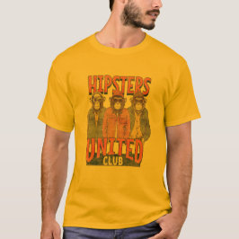 ヒップスターズ・ユナイテッド・クラブ おしゃれな猿 Tシャツ