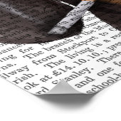 ヒップスターダックスシャンドブラックアンドタン ポスター (角)