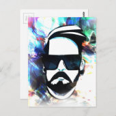 ヒップスターダード ポストカード (正面/裏面)