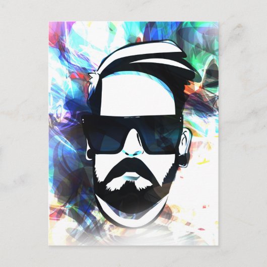 ヒップスターダード ポストカード (正面)