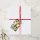 ヒップスターディアクリスマス ギフトタグ (より糸付き)