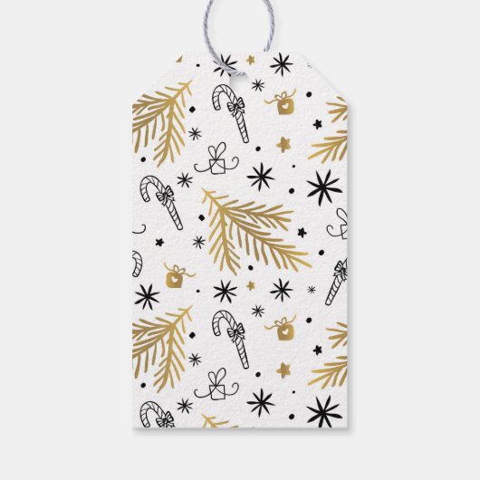 ヒップスターディアクリスマス ギフトタグ (裏面)