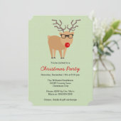 ヒップスタートナイダーグリーンクリスマスパーティー 招待状 (スタンド正面)